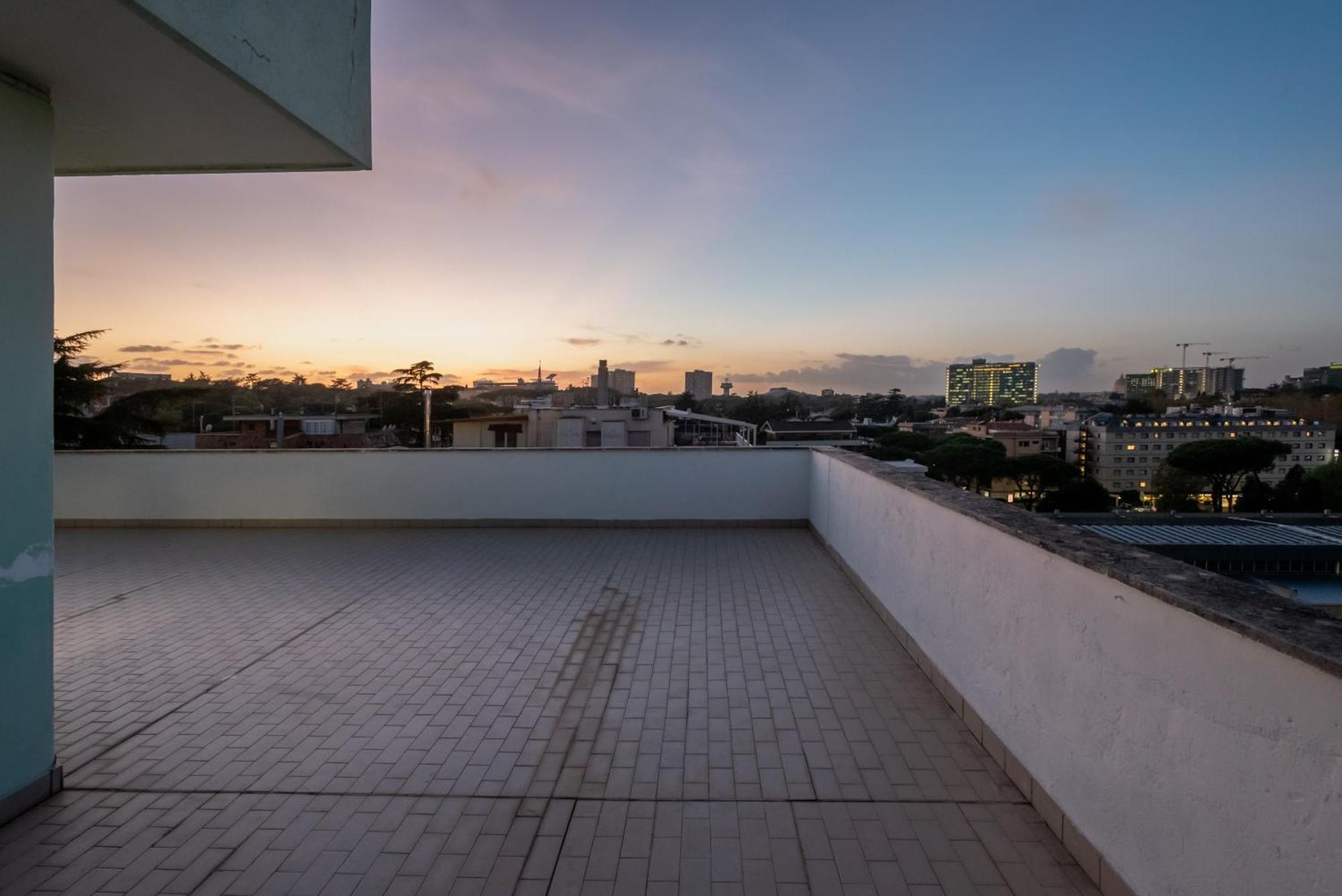Appartamento Eur - Penthouse Roma Esterno foto